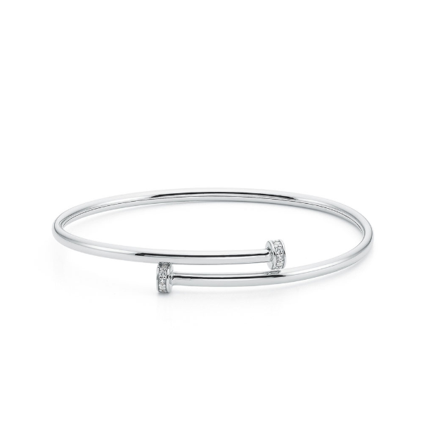 韓國 Lloyd Silver 925 Essential Peggy Cross Bangle【LD006】