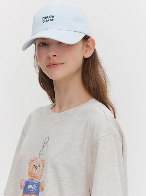 韓國 Marie Claire Small Logo Ball Cap【SC648】