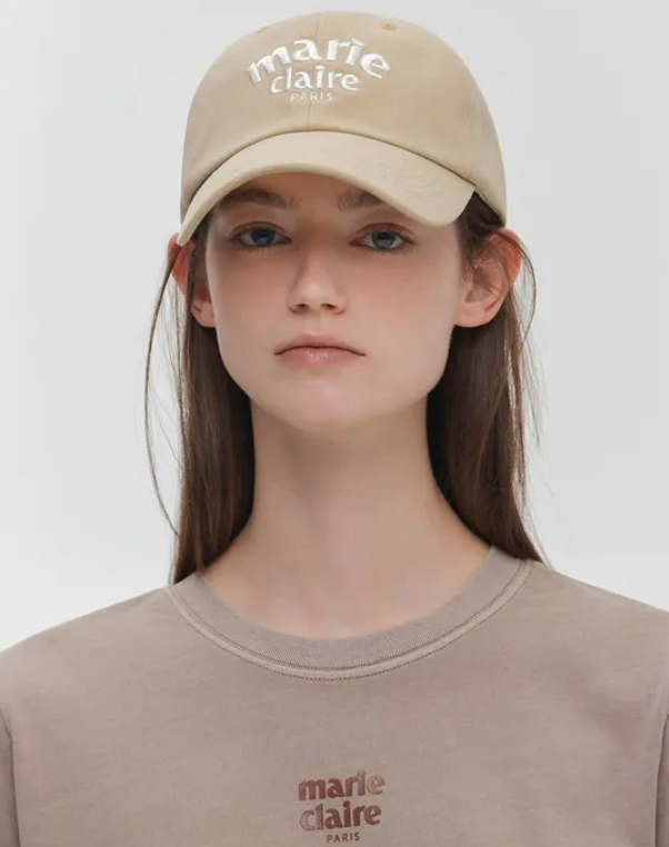 韓國 Marie Claire Arch Logo Ball Cap【SC649】