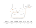 Dorosiwa AirHole Heartline Bra Top【SE1306】