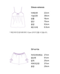 Dorosiwa Flowing Flower Camisole Pajama Set (Built-in Cups)【SE1317】