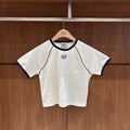 韓國 Marithe Francois Girbaud W Aerocool Small Classic Logo Ringer Slim Crop Tee【MD279】