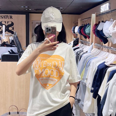 韓國 Satur T-Shirt (男女同款)【SR348】
