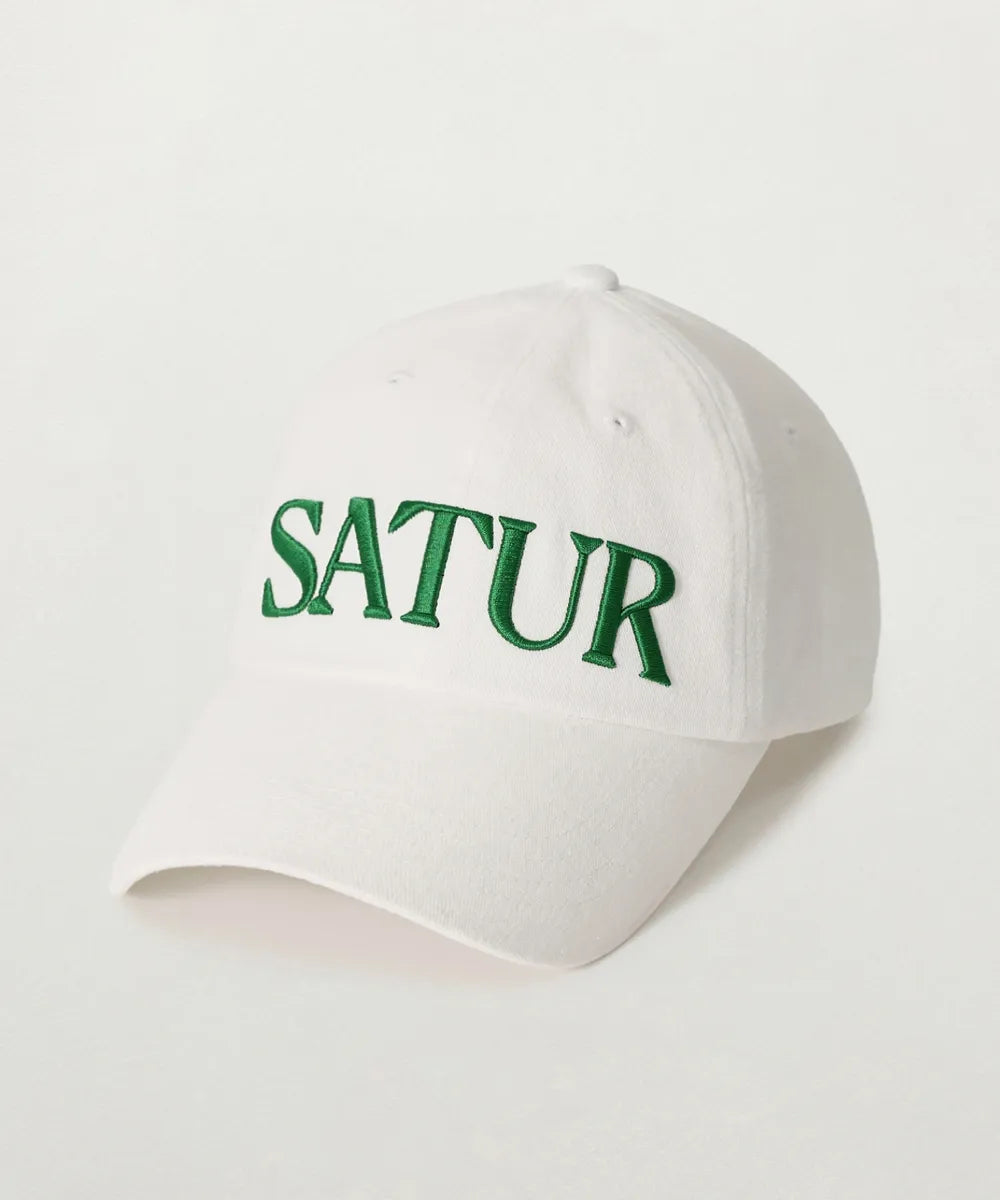 韓國 Satur Vintage Casual Volume Embroidery Ball Cap【SR354】