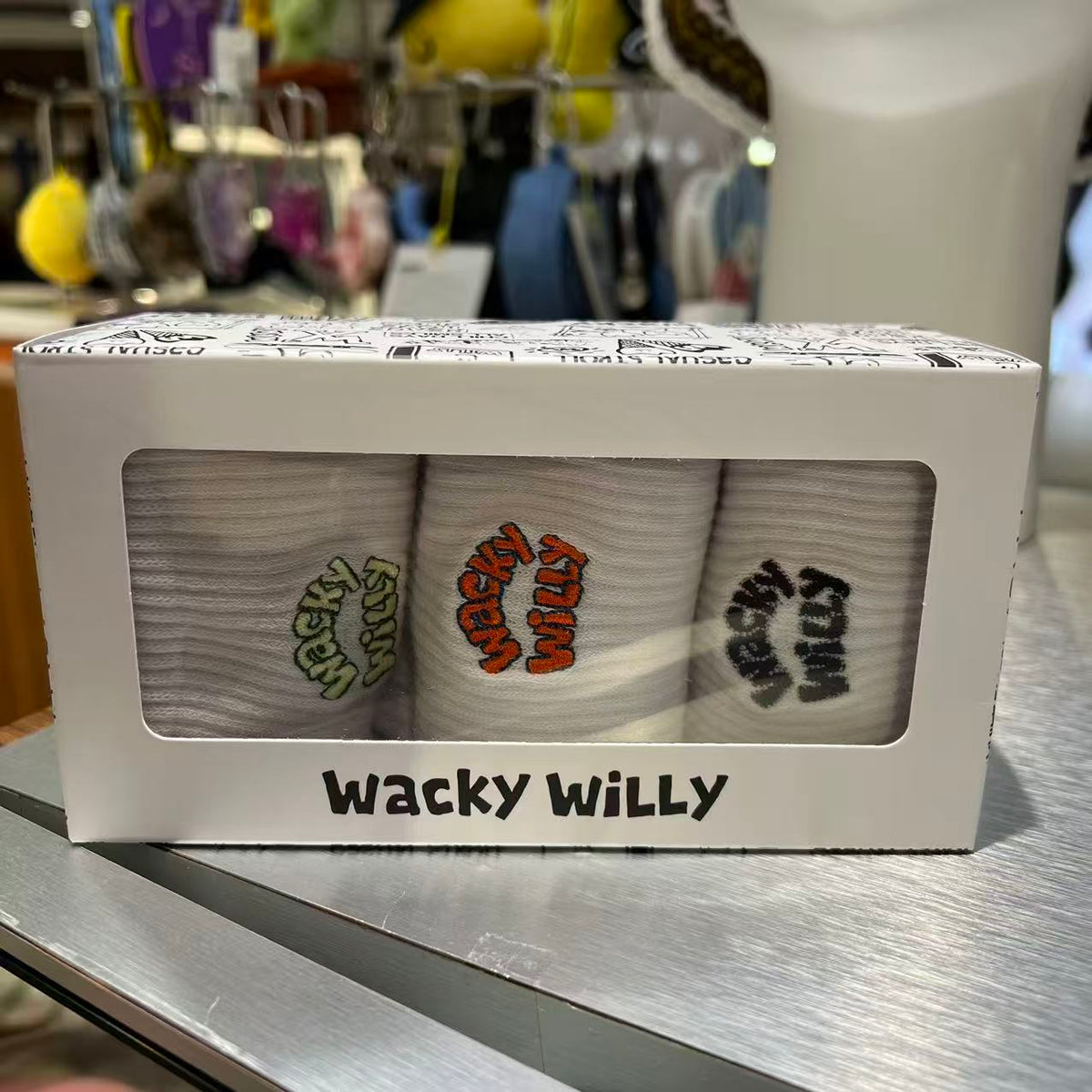 韓國 Wacky Willy Socks【WW297】