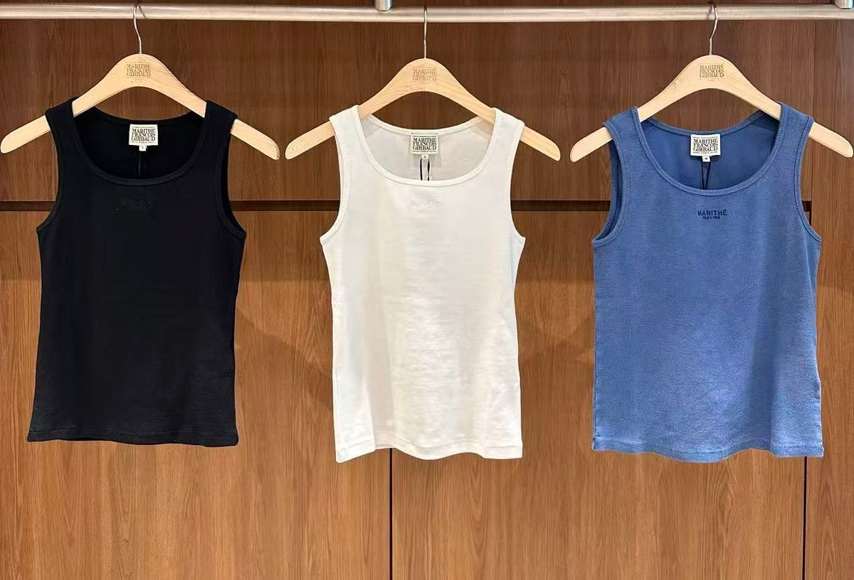 韓國 Marithe Francois Girbaud W Regular Logo Sleeveless【MD319】
