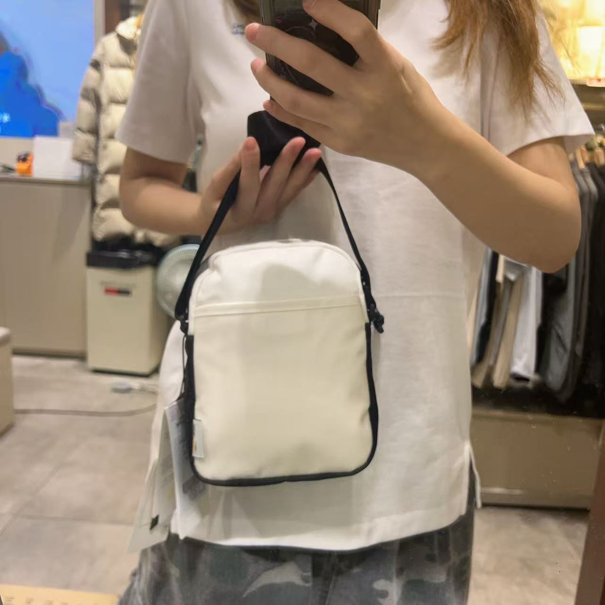 韓國 National Geographic Patchwork Crossbody Bag【NG1026】