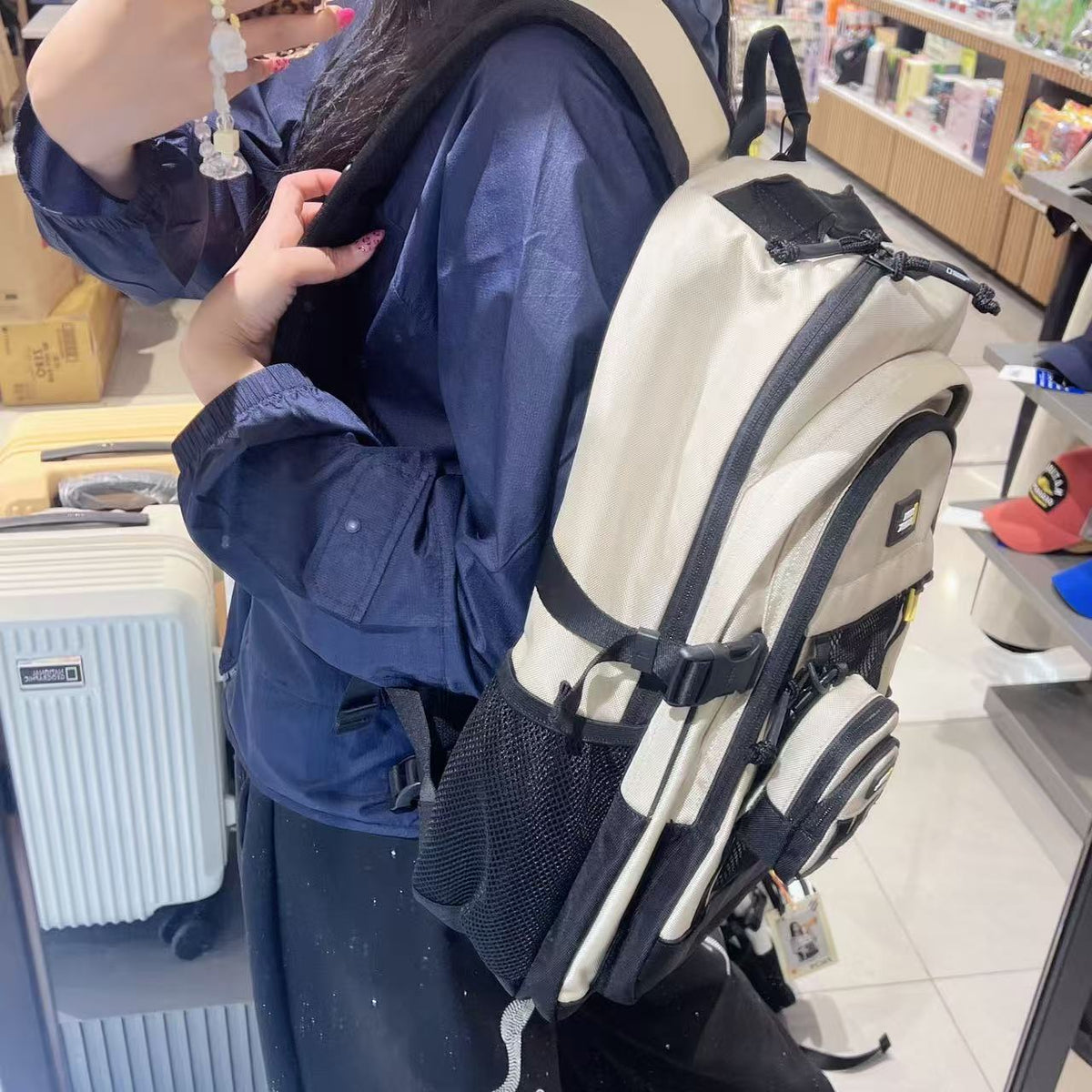 韓國 National Geographic Patch Backpack【NG912】
