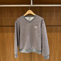韓國 Marithe Francois Girbaud W Small Claasic Logo V Neck Balloon Sweatshirt【MD364】