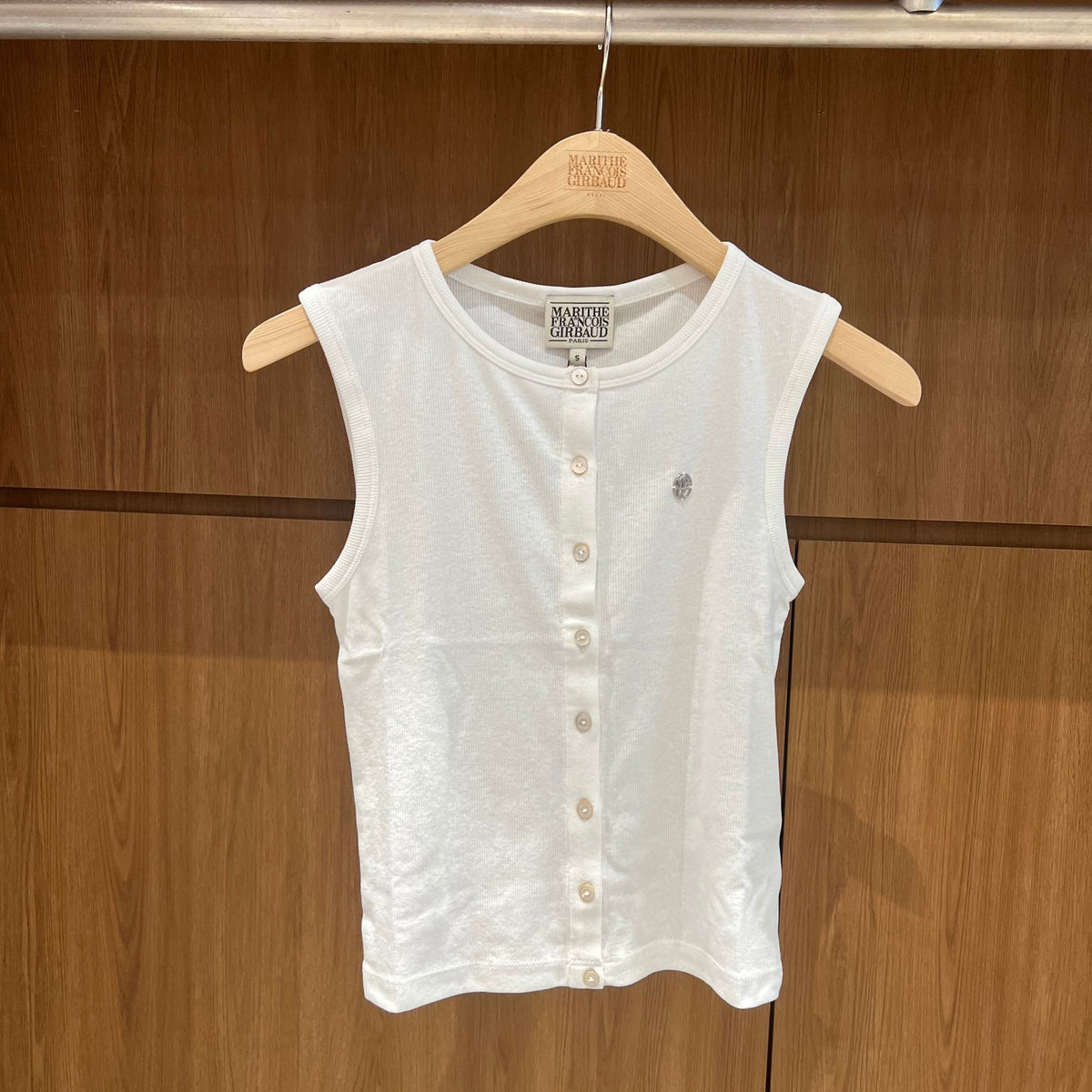 韓國 Marithe Francois Girbaud W Button Up Sleeveless【MD332】