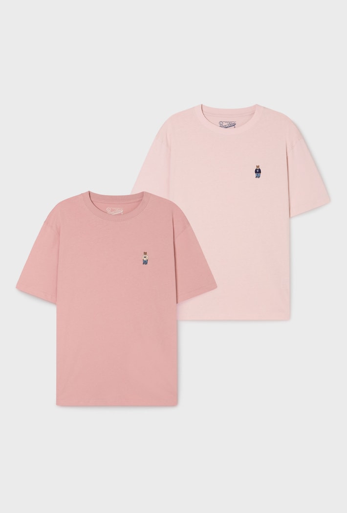 韓國 WhoAU Steve Solid T-shirt 2PACK【WA369】