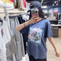 韓國 National Geographic Flower Front Artwork Short Sleeve T-shirt【NG1049】