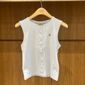 韓國 Marithe Francois Girbaud W Button Up Sleeveless【MD332】