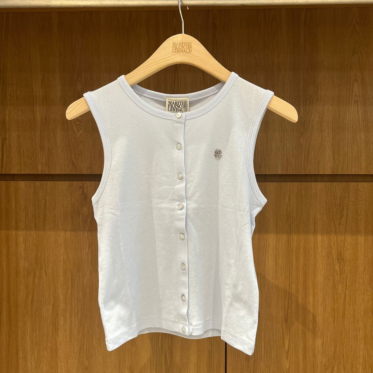韓國 Marithe Francois Girbaud W Button Up Sleeveless【MD332】
