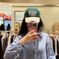 韓國 Marithe Francois Girbaud Classic Logo 6Panel Color Block Cap【MD110】