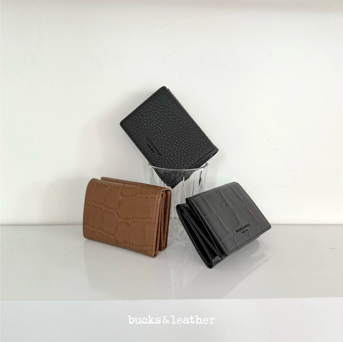 韓國 Bucks & Leather 新版本3折疊錢包【SM2311】