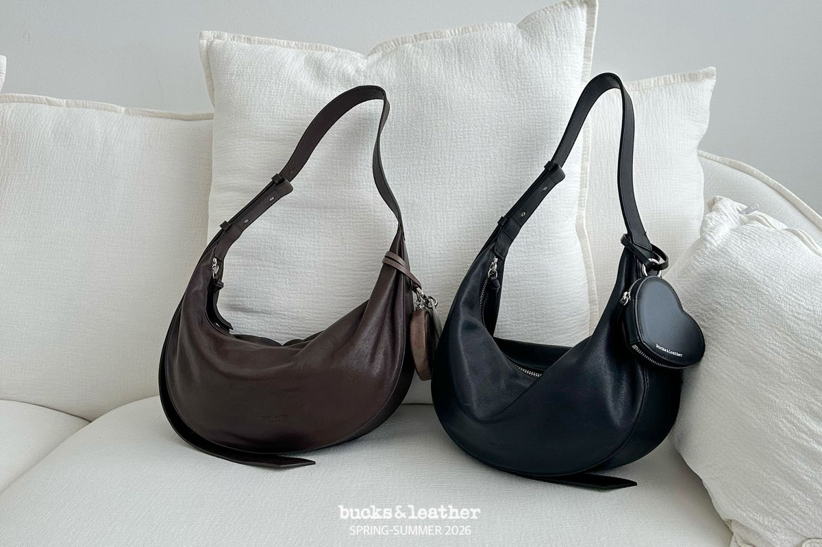 韓國 Bucks & Leather 新款 月牙斜挎包【SM2304】