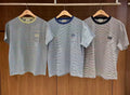 韓國 Marithe Francois Girbaud Small Classic Logo Stripe Ringer Tee【MD283】