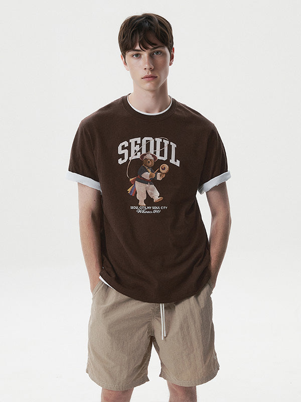 韓國 WhoAU Chosun Music Steve T-shirt【WA371】