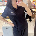 韓國 National Geographic Women's Caridi Pique Short Sleeve Collared T-shirt【NG885】