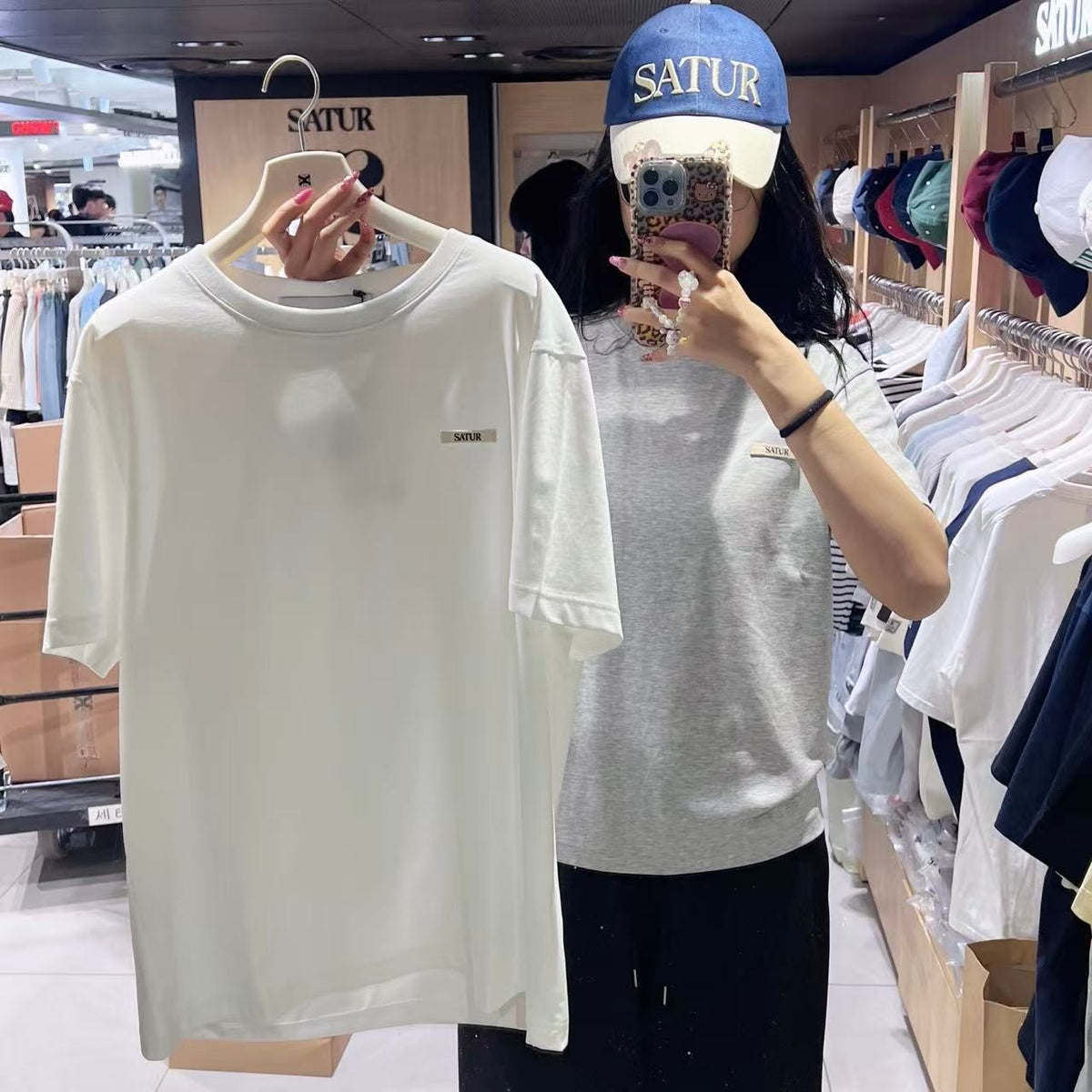 韓國 Satur T-Shirt (男女同款)【SR316】