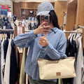 韓國 Marithe Francois Girbaud Classic Logo Tote Bag【MD221】