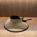 韓國 Marithe Francois Girbaud Circle Logo Wide Sun Visor【MD306】