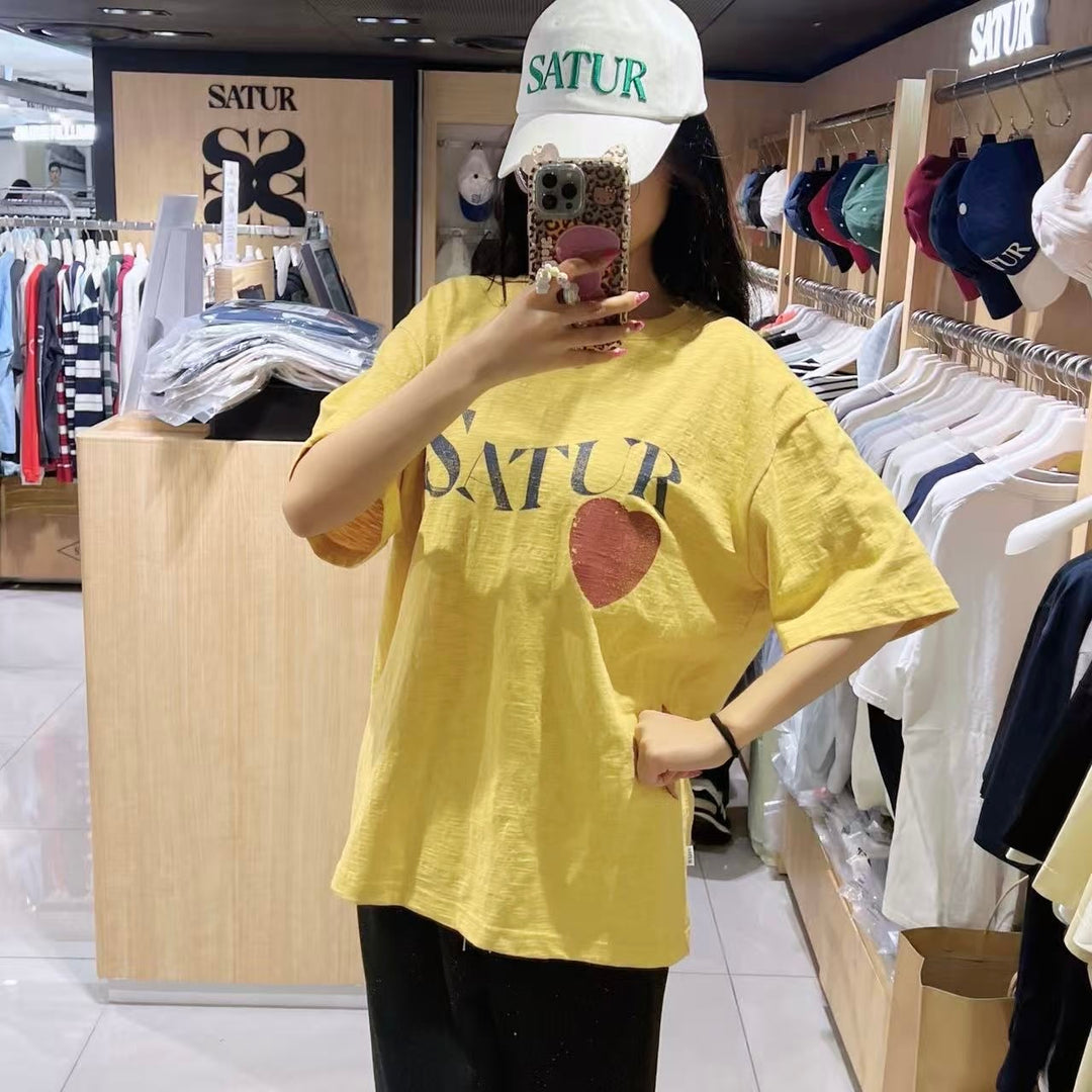 韓國 Satur T-Shirt (男女同款)【SR311】