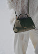 Textured Smoky Green