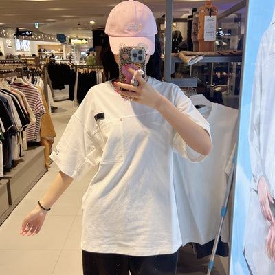 韓國 National Geographic Nature Cooling Graphic Semi-Overfit Short Sleeve T-shirt【NG956】