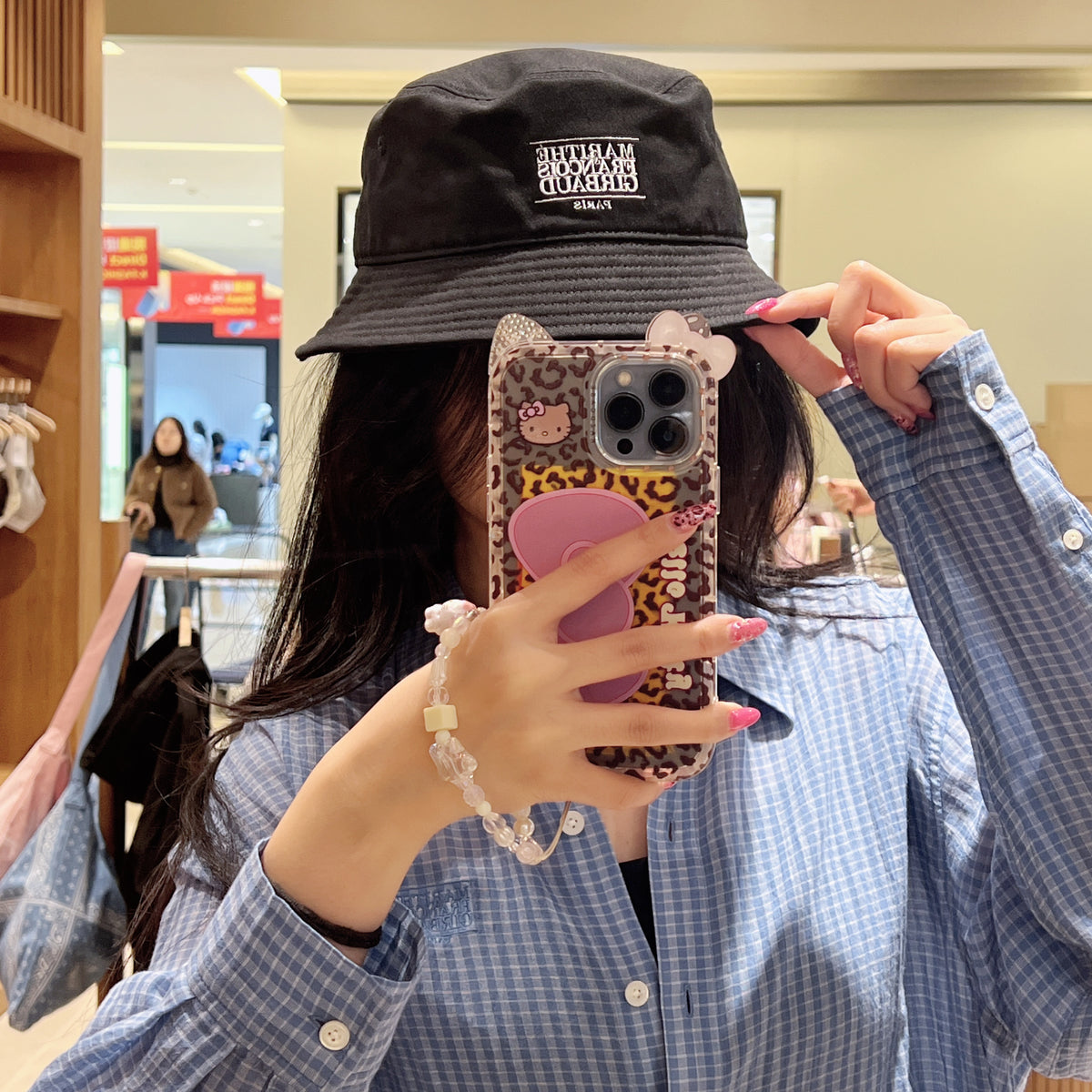 韓國 Marithe Francois Girbaud Classic Logo Bucket Hat【MD260】