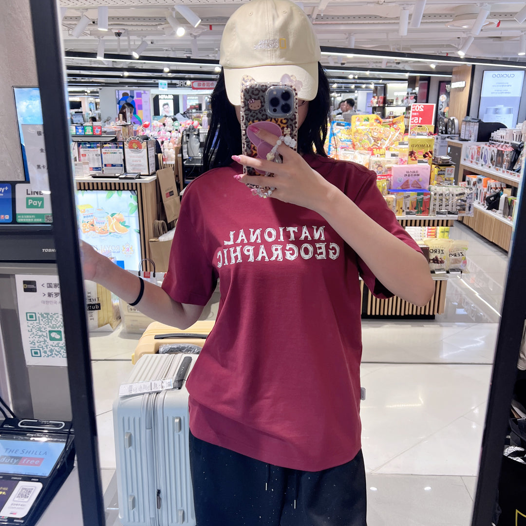 韓國 National Geographic NeoD Big Logo Short Sleeve T-shirt【NG864】