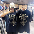 韓國 Satur Capri Citron Drawing Summer Graphic Short Sleeve T-shirt【SR371】