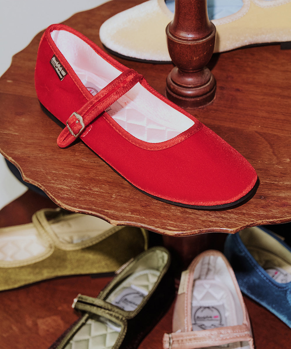 韓國 Rockfish Bella Quilted Maryjanes【RH013】