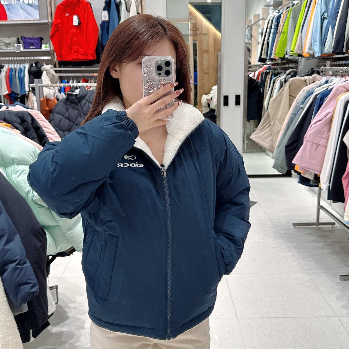 【現貨】韓國 Eider UNI Reversible Fleece Down Jacket【ER018】 - STT Mall HK 靚太網購