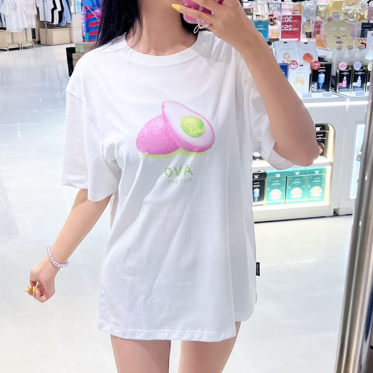 韓國 Wacky Willy Avocado Art Short Sleeve T-shirt【WW289】