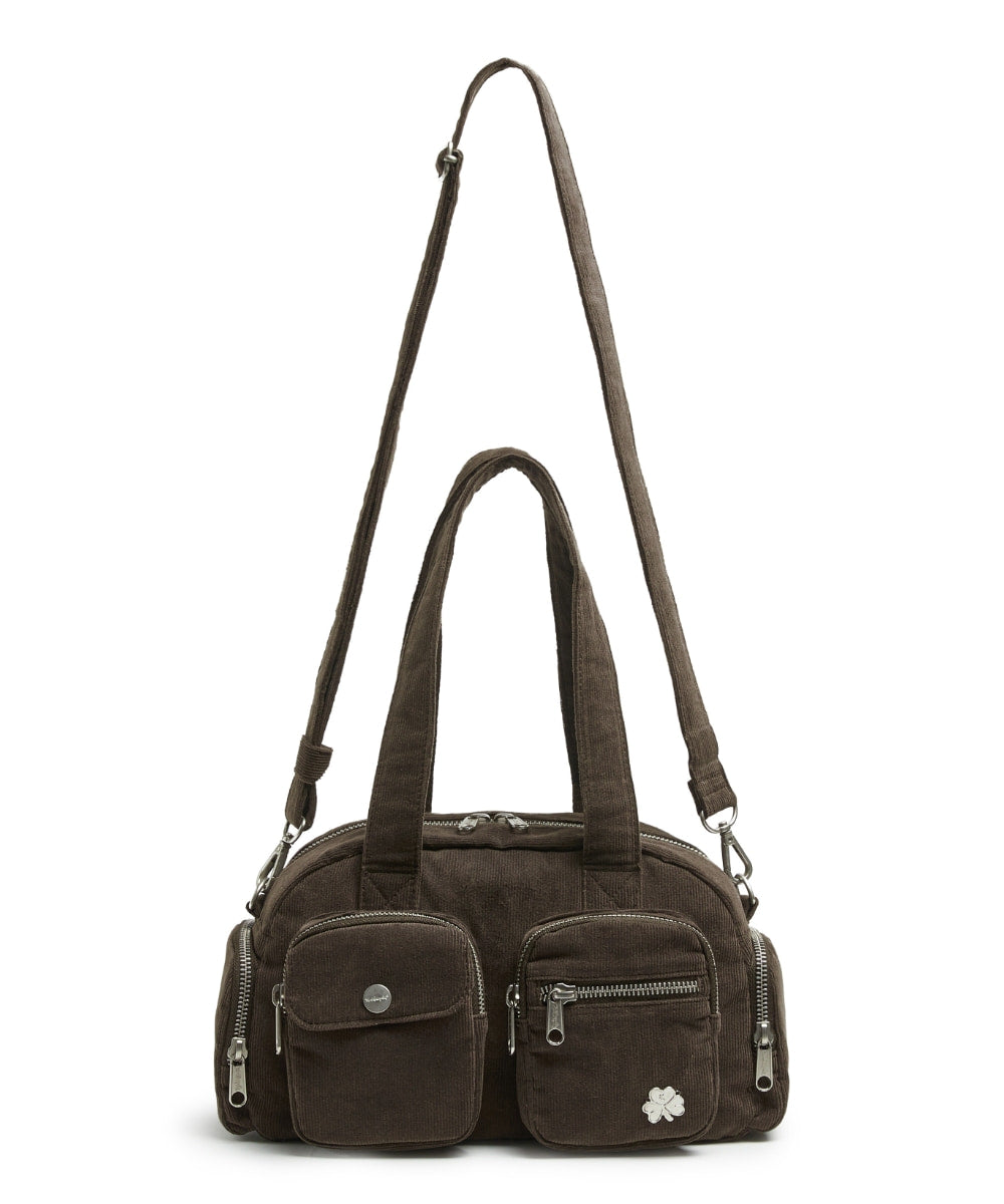 韓國 Mark Gonzales Women's Club Corduroy Crossbody Bag【MG117】