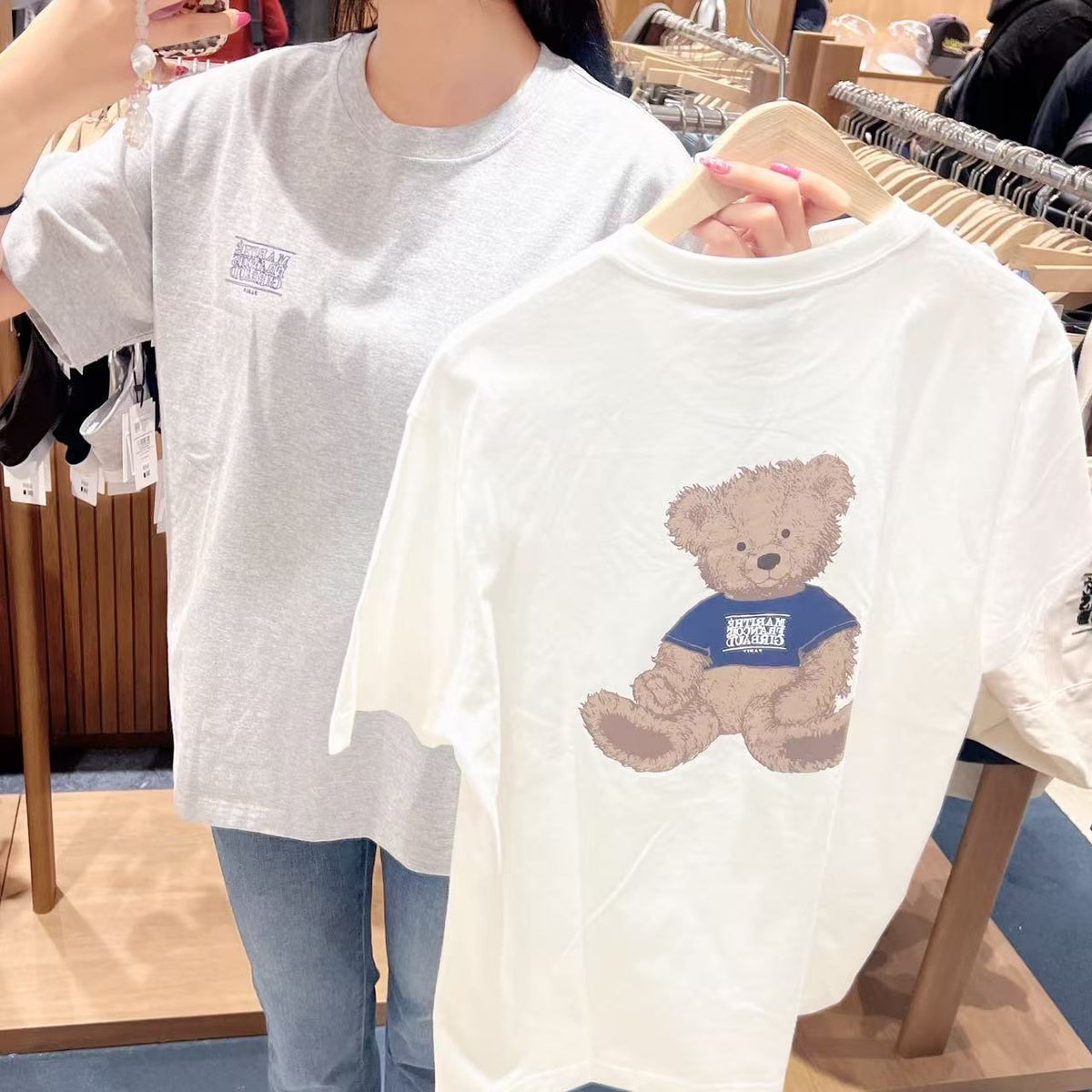 韓國 Marithe Francois Girbaud Doodle Bear Tee【MD268】
