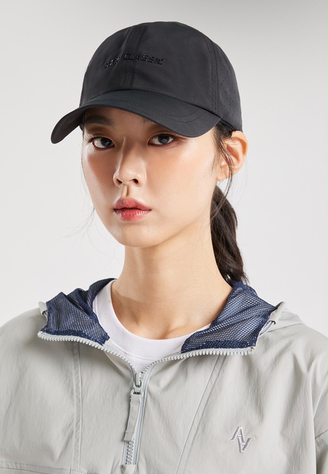 韓國 AKIII Classic Vintage Color Lettering Ball Cap【SM2073】