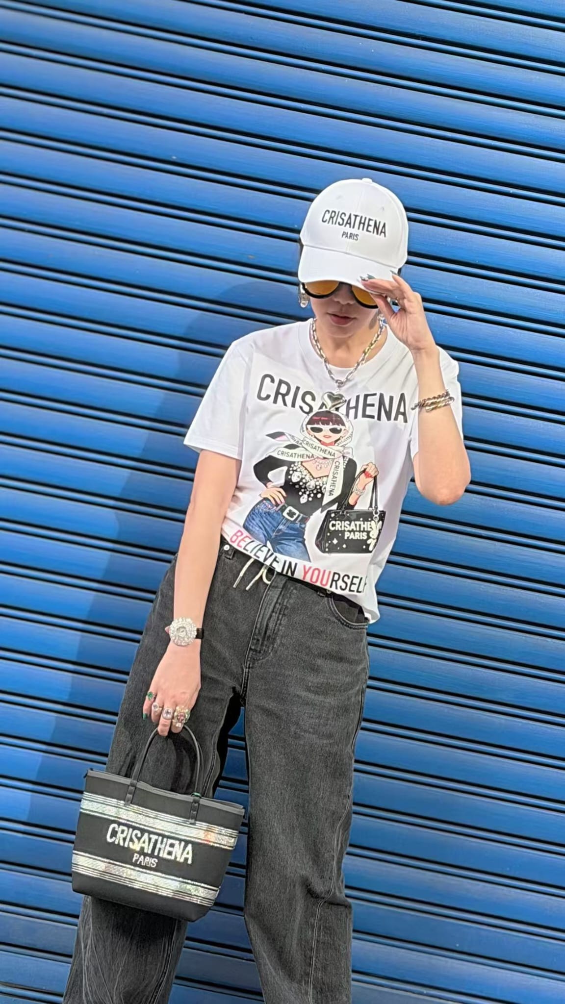 Crisathena Believe In Yourself T-Shirt【SM1843】