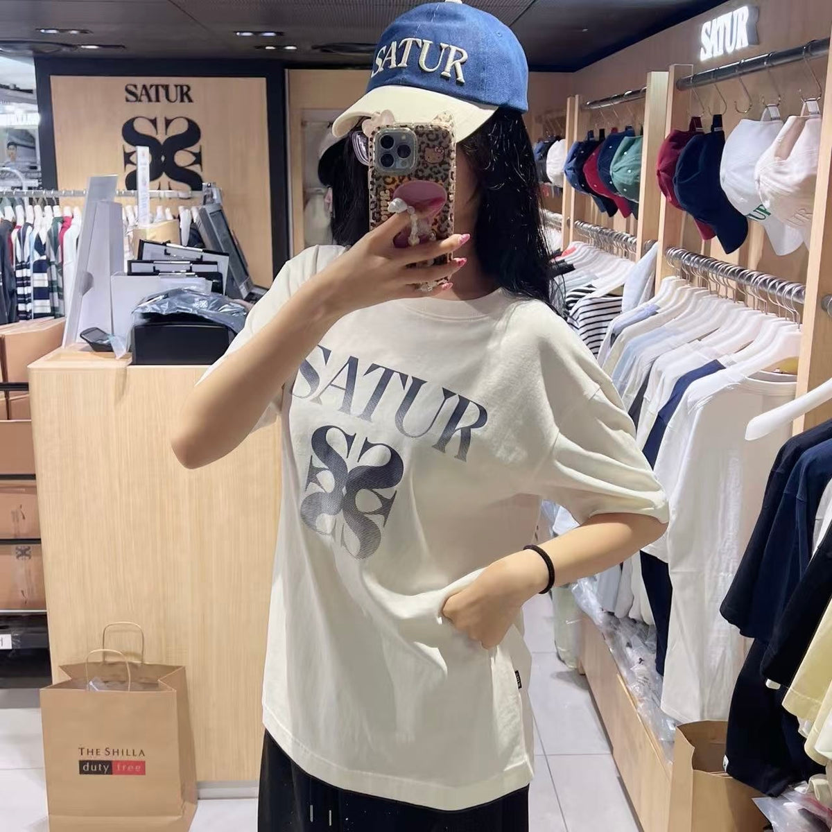韓國 Satur T-Shirt (男女同款)【SR322】