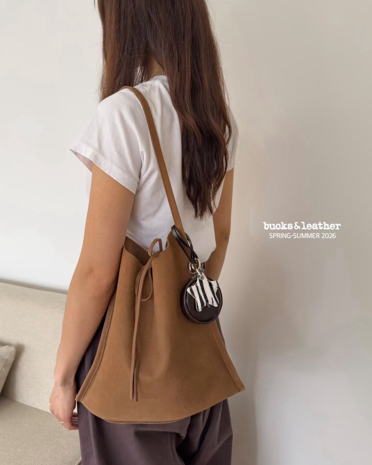 韓國 Bucks & Leather 26SS 打結單肩包【SM2292】