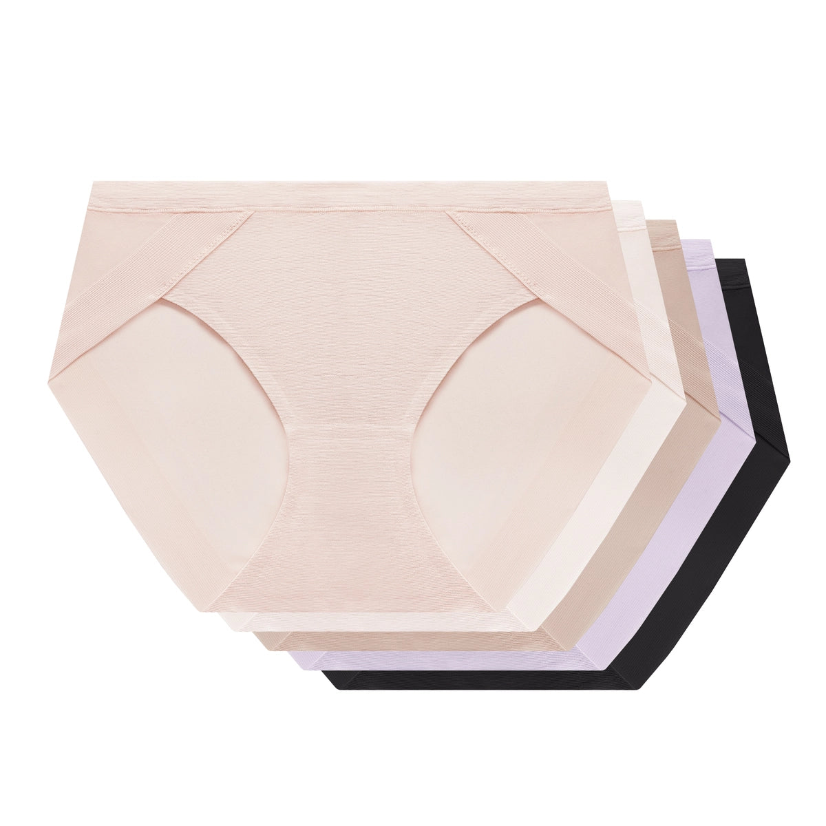 韓國 Triumph Soft Band Rayon Panties 5-Pack【CT010】