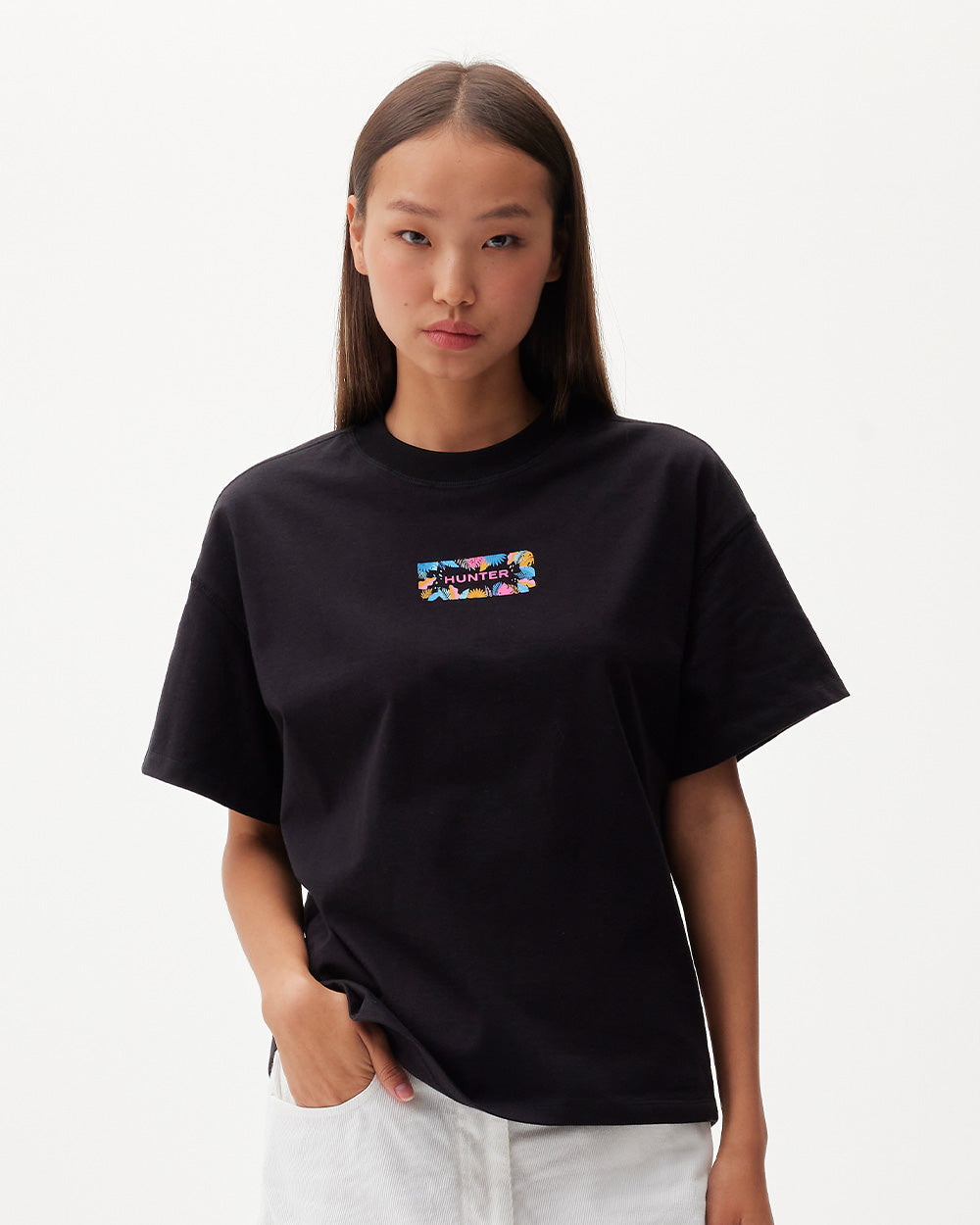 韓國 Hunter Unisex Play Season Tropical Logo Tee【HR044】