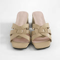 韓國 Chaakan Melody Twisted Strap Mule Slippers【CN013】