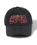 韓國 Ambler Smile Bear-Denim Ball Cap Baseball Cap【AR112】