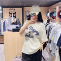 韓國 Satur Setter Logo Embroidered Voyage Short Sleeve T-shirt (男女同款)【SR340】