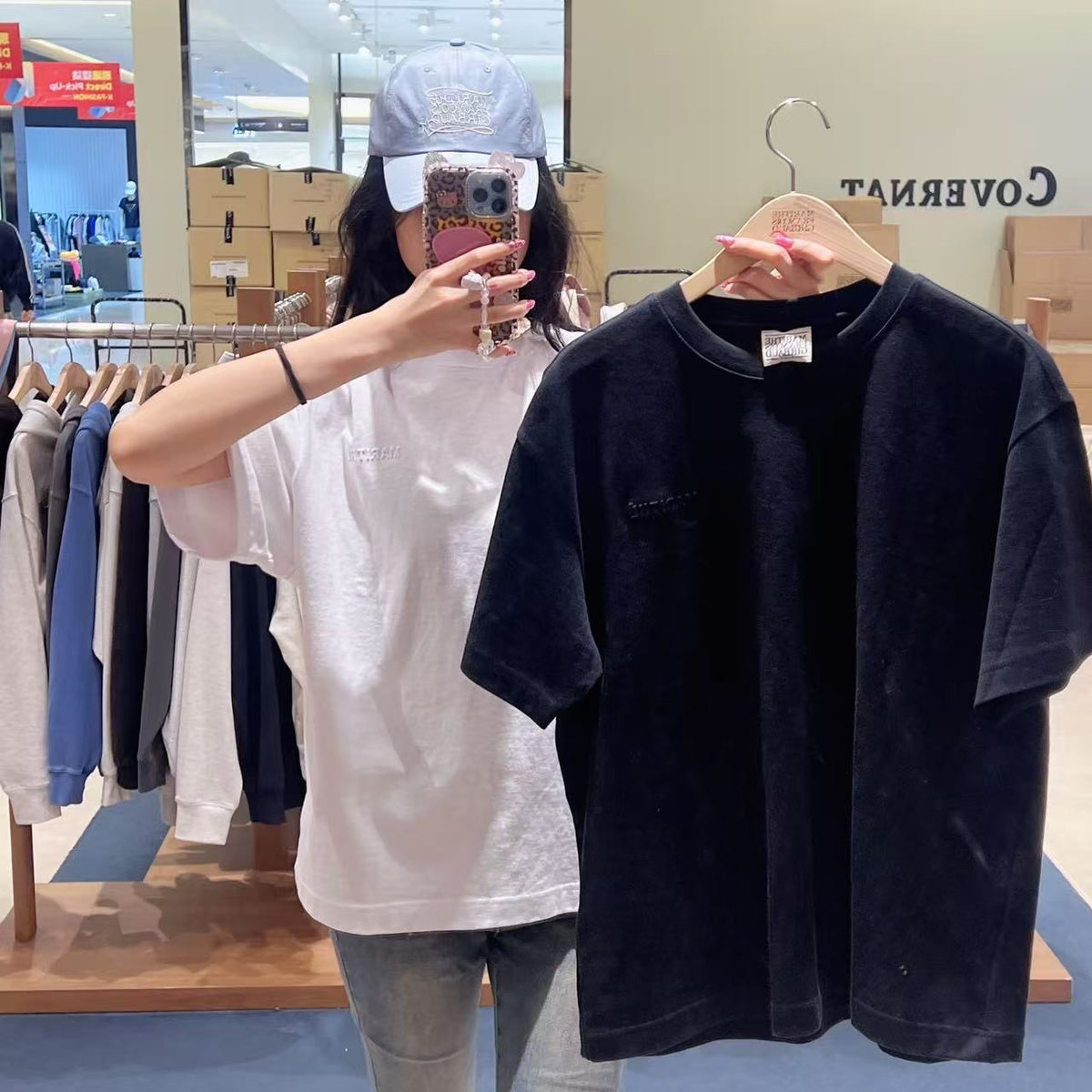 韓國 Marithe Francois Girbaud Embo Small Regular Logo Tee【MD218】