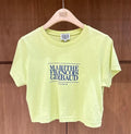 韓國 Marithe Francois Girbaud W Classic Logo Crop Tee【MD155】