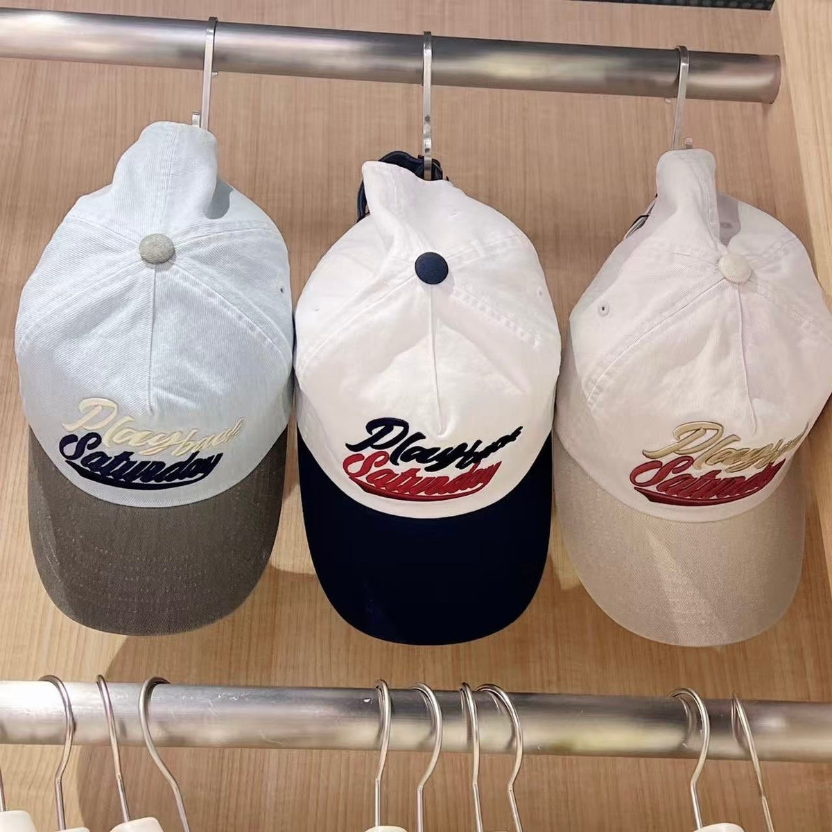韓國 Satur 90s Playback Contrast Ball Cap【SR352】